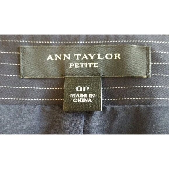 Ann Taylor Skirt Petite 0 Mini Striped Lined - Picture 3 of 12